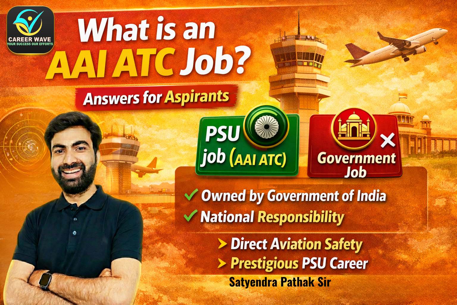 What Is an AAI ATC Job? Complete Explanation of AAI ATC PSU Career (Not a Government Job)