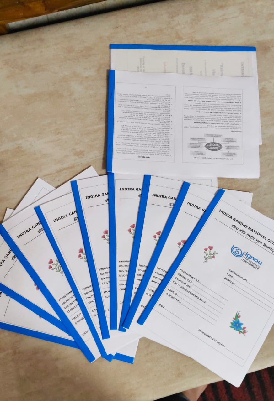 BLIS HANDWRITTEN ASSIGNMENTS 