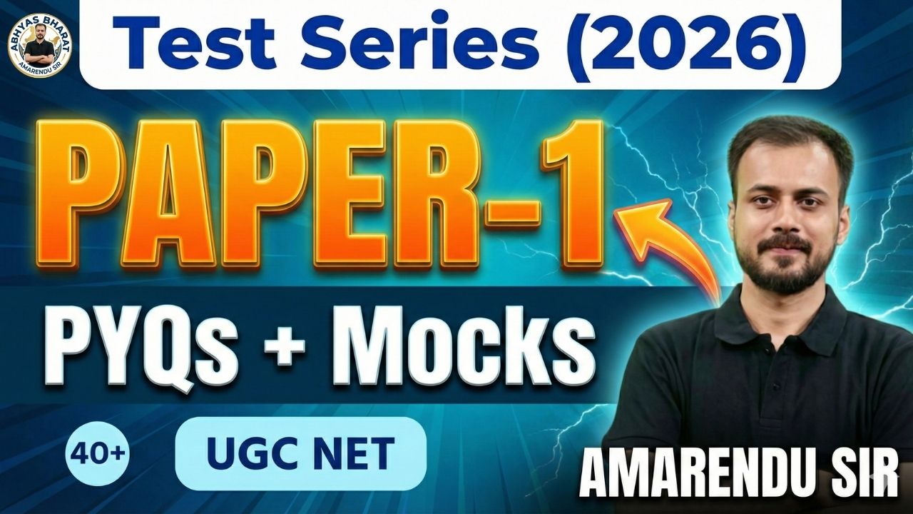 UGC NET PAPER -1 TEST SERIES (PYQs + Mocks)