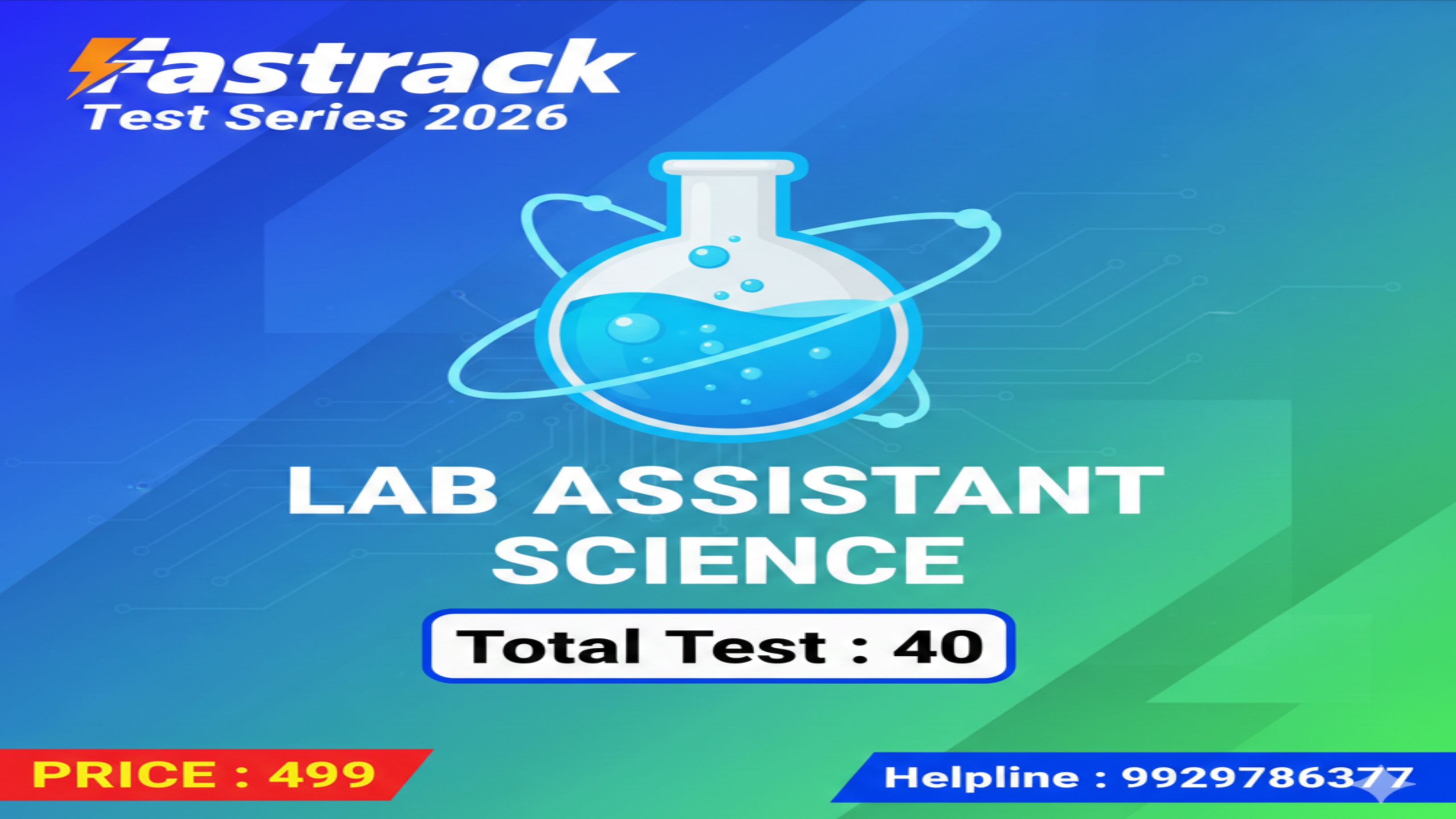 Fastrack Test Series - Lab Assistant Science 2026