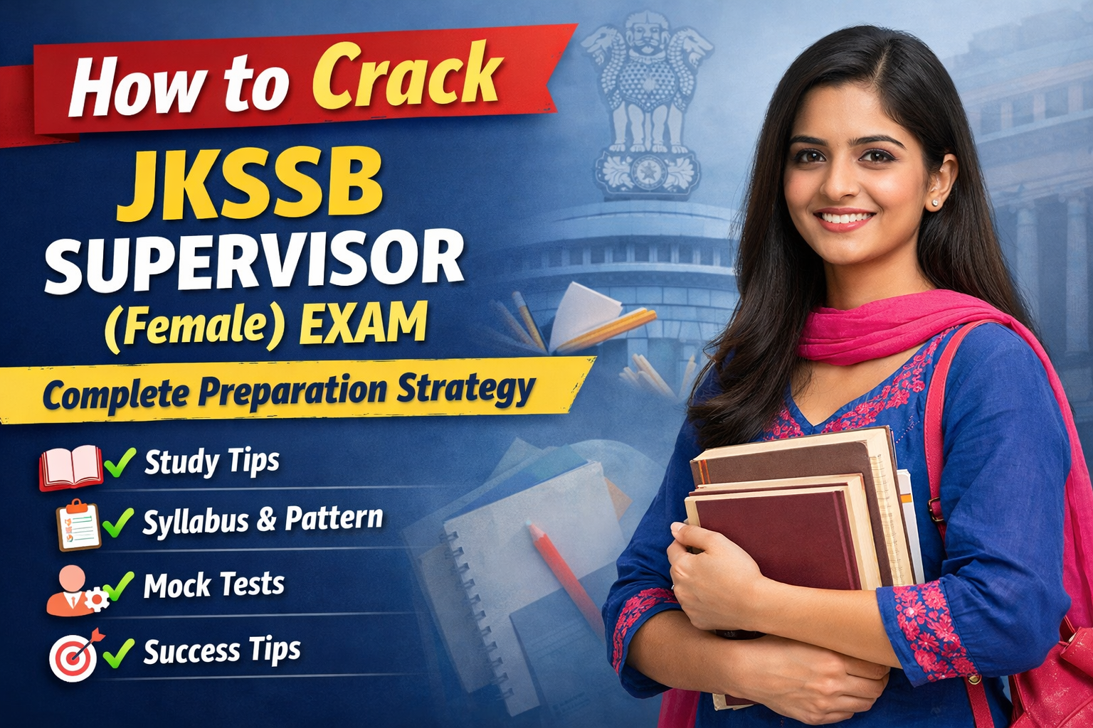 How to Crack JKSSB Supervisor (Female) Exam – Complete Preparation Strategy