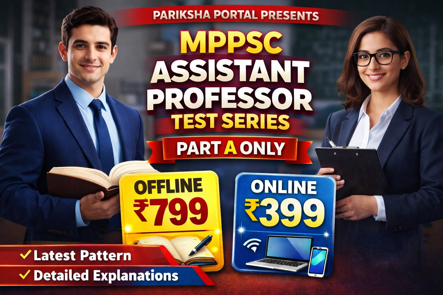 MPPSC ASSISTANT PROFESSOR (PART A) TEST SERIES 2026