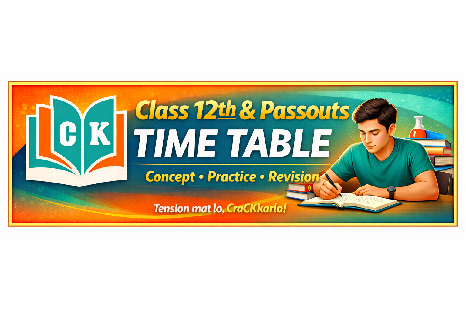 CLASS-12th and 12th passouts TIME TABLE