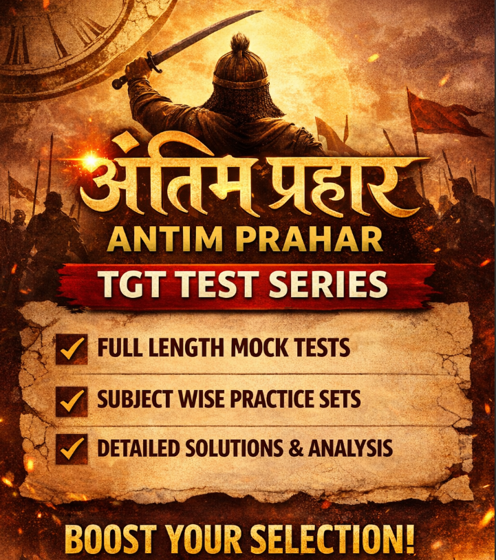 अंतिम प्रहार TEST SERIES TGT