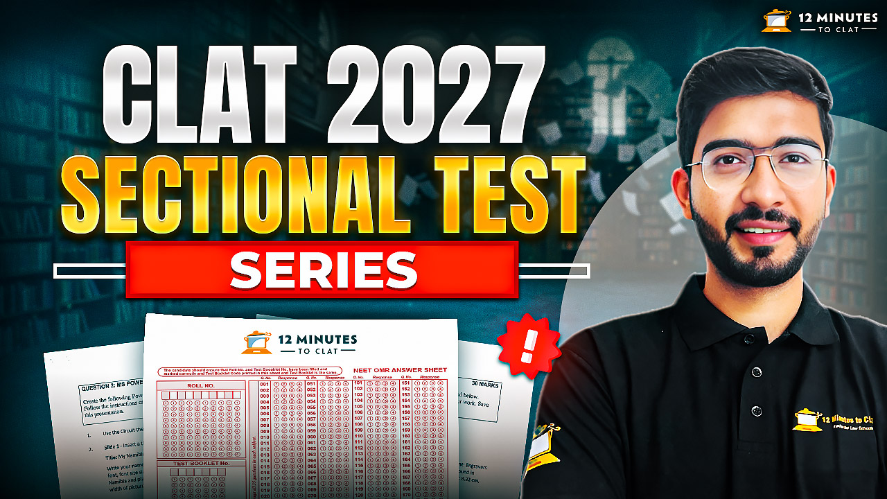 CLAT 2027 Sectional Test Series