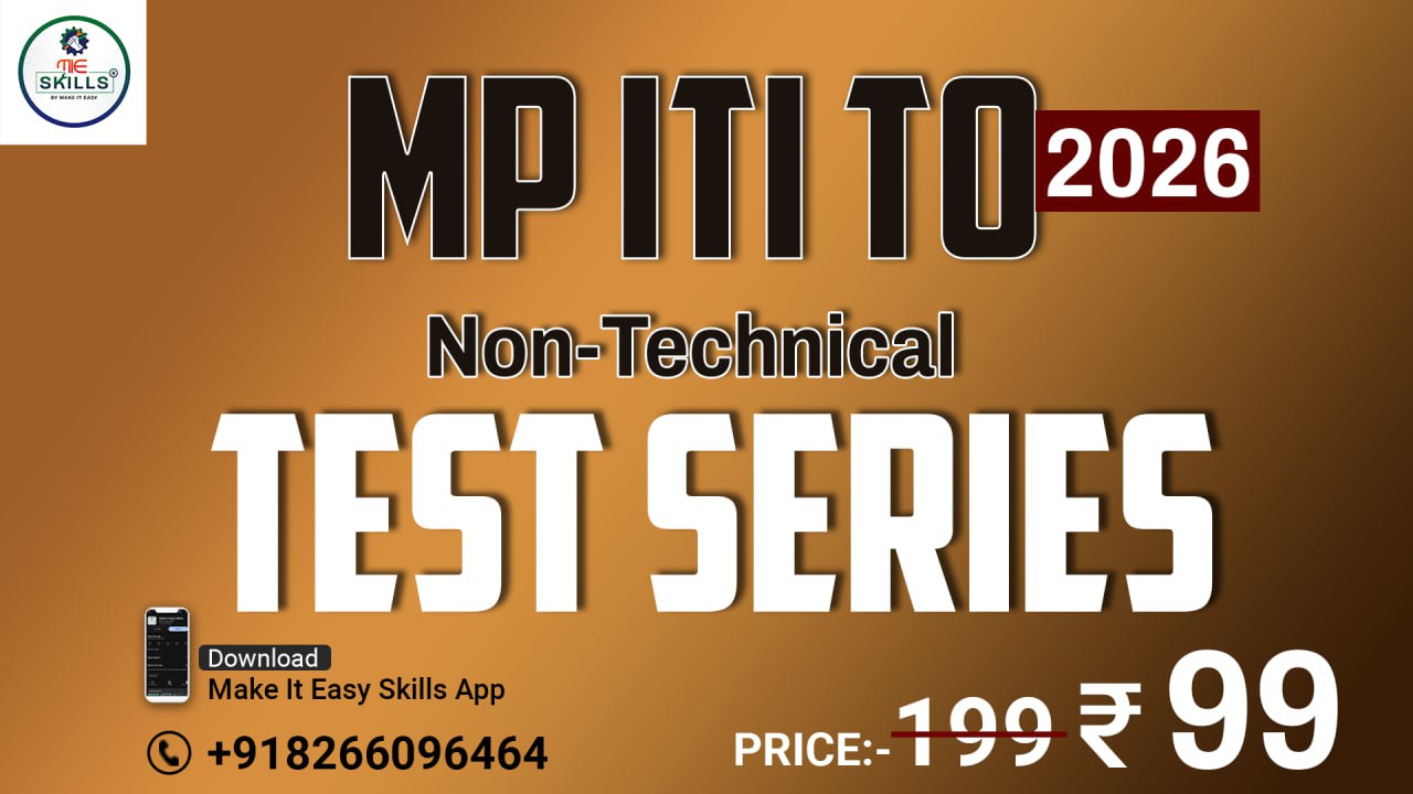 MP ITI TO (Non-Tech) Test Series 2026