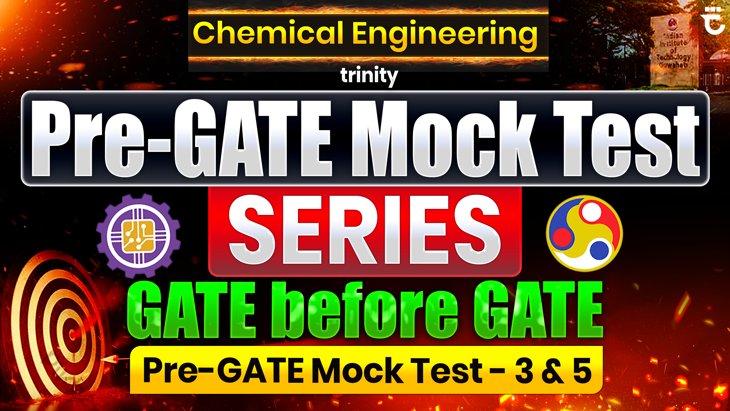 trinity GATE-2026 Pre-GATE Mock Test-3 & 5