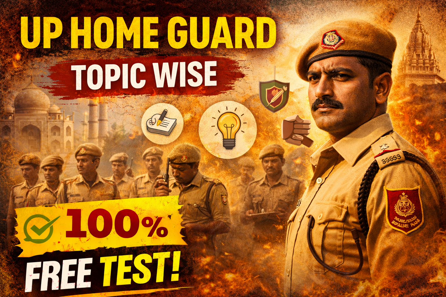 UP Home Guard Topic Wise Free test