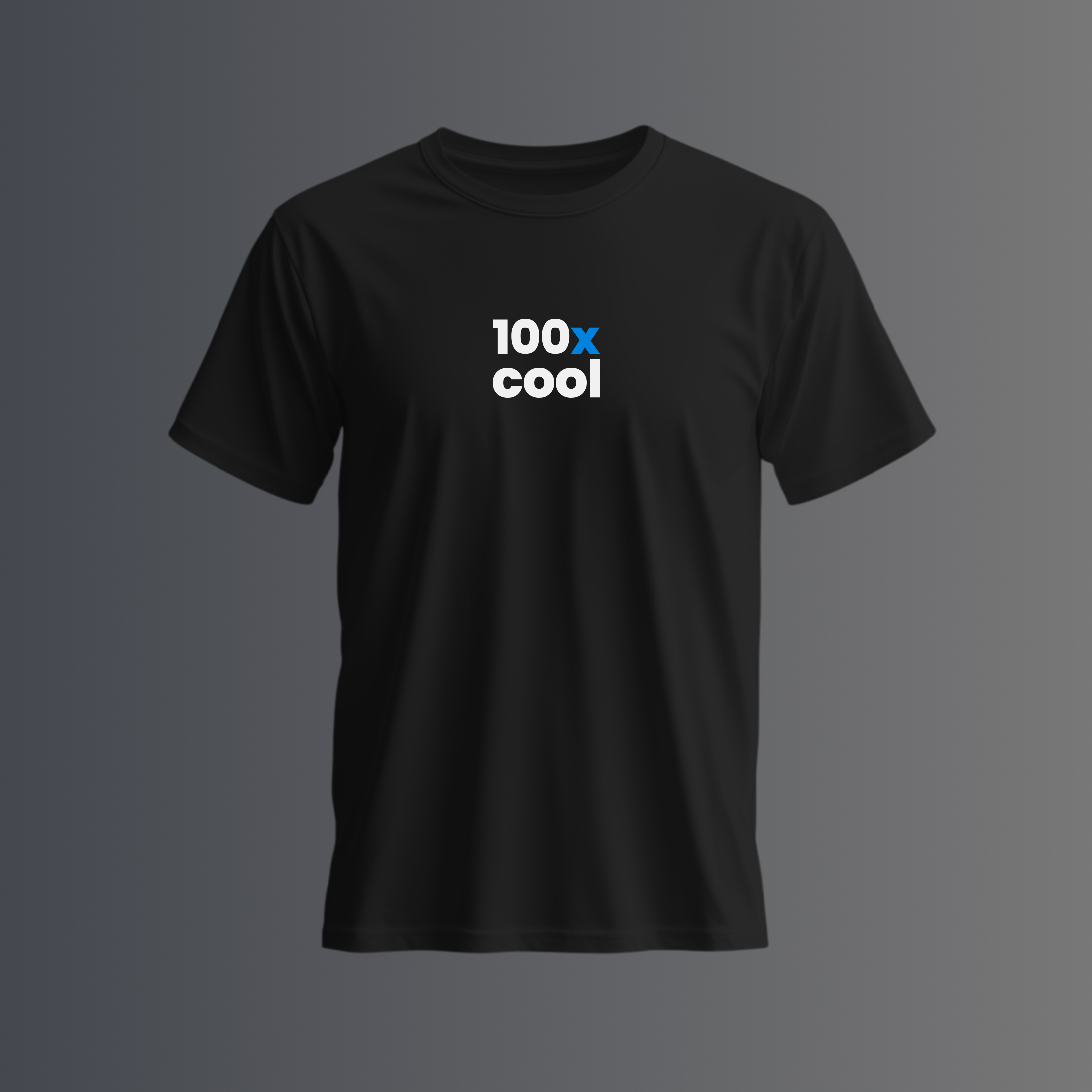 100x Cool T-Shirt for Everyday Flex - Black