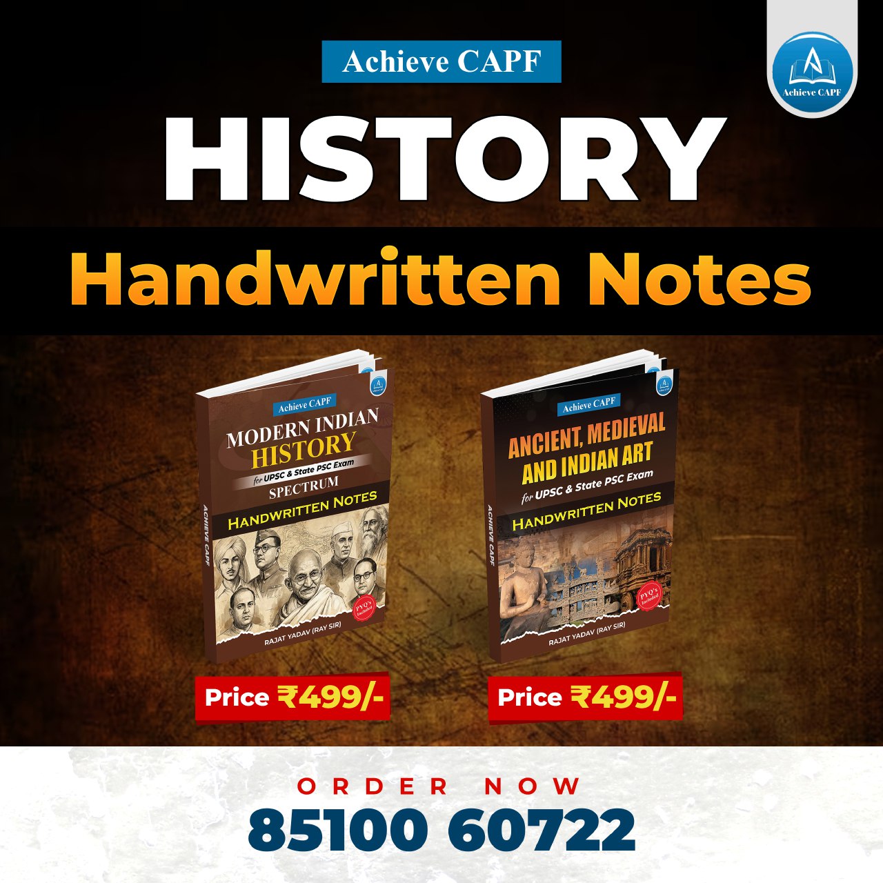 History Handwritten Notes Booklet (Ancient & Medieval + Modern)