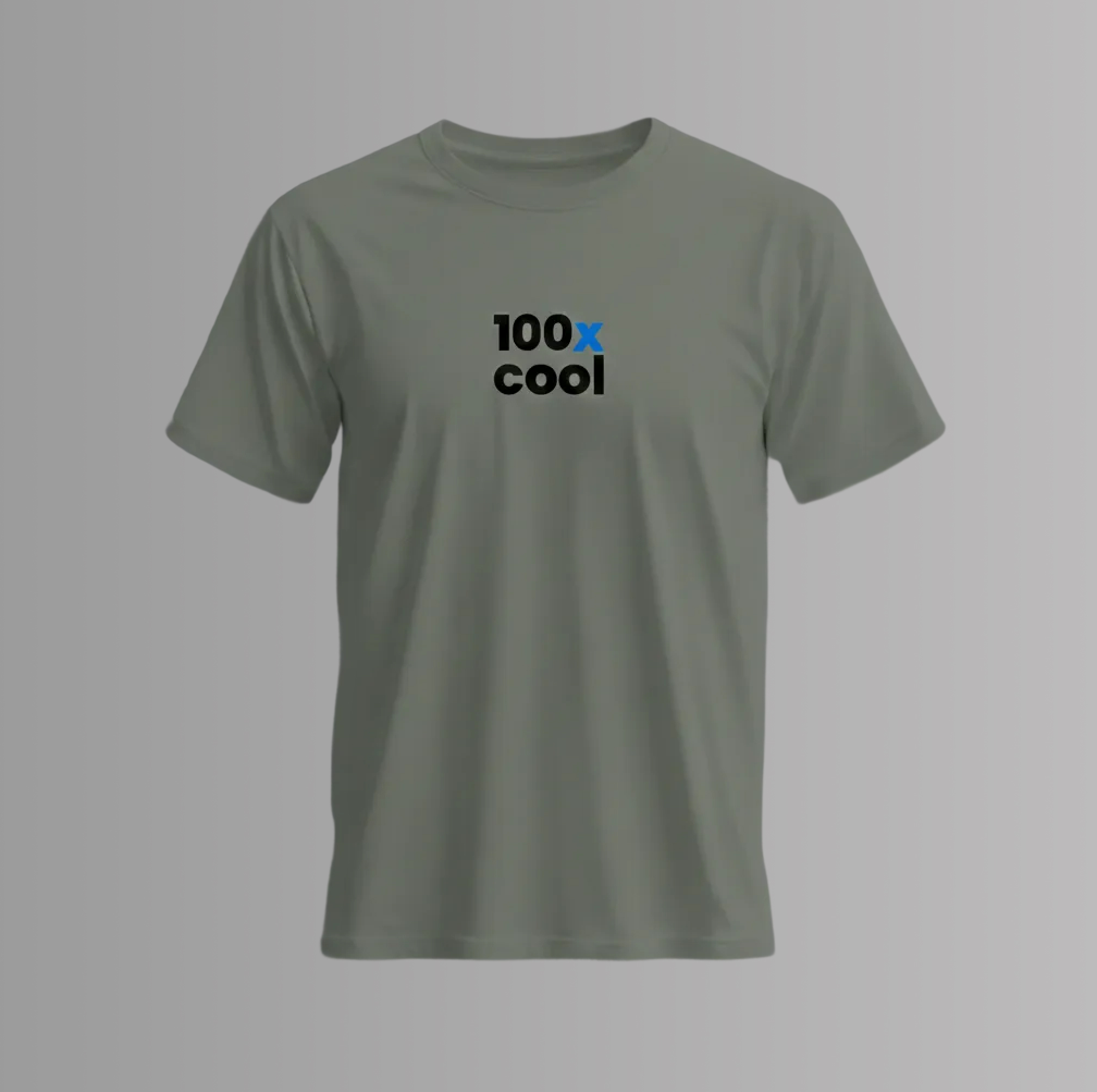 100x Cool T-Shirt for Everyday Flex - Light Grey