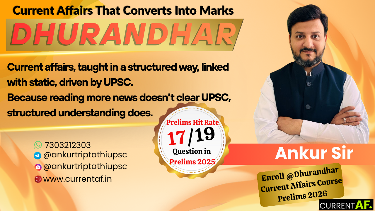 Dhurandhar Current Affairs Prelims 2026 Brochure