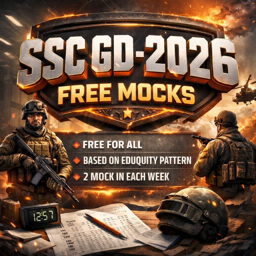 SSC - GD-2025 (FREE MOCKS)
