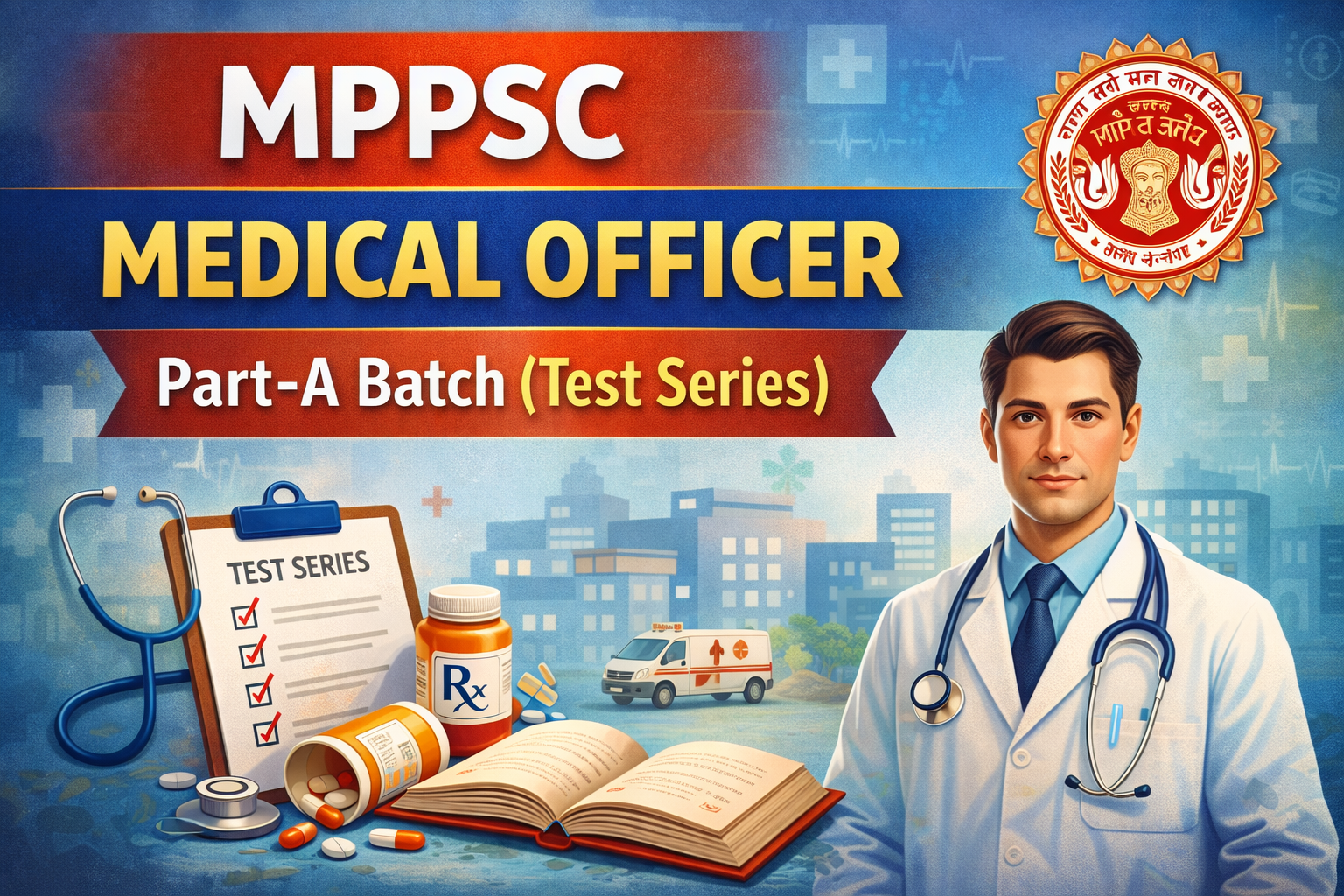 MPPSC MEDICAL OFFICER(PART A)TEST SERIES 2026