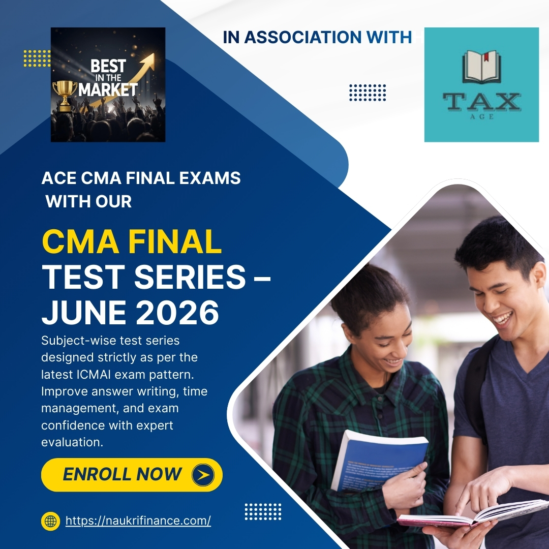 Indirect Tax Laws and Practice (IDT) - Test Series