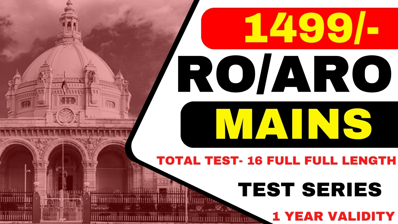 RO/ARO MAINS TEST SERIES-Only 16 Test