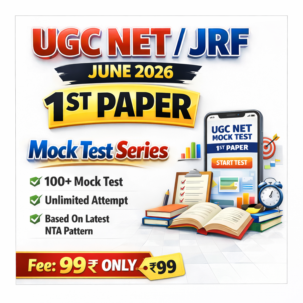 1st Paper UGC Net June 2026 Mock Test