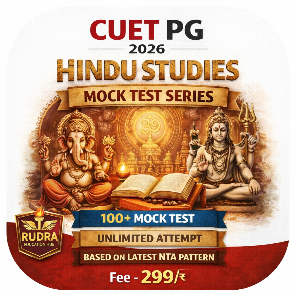 Cuet Pg 2026 Hindu Studies