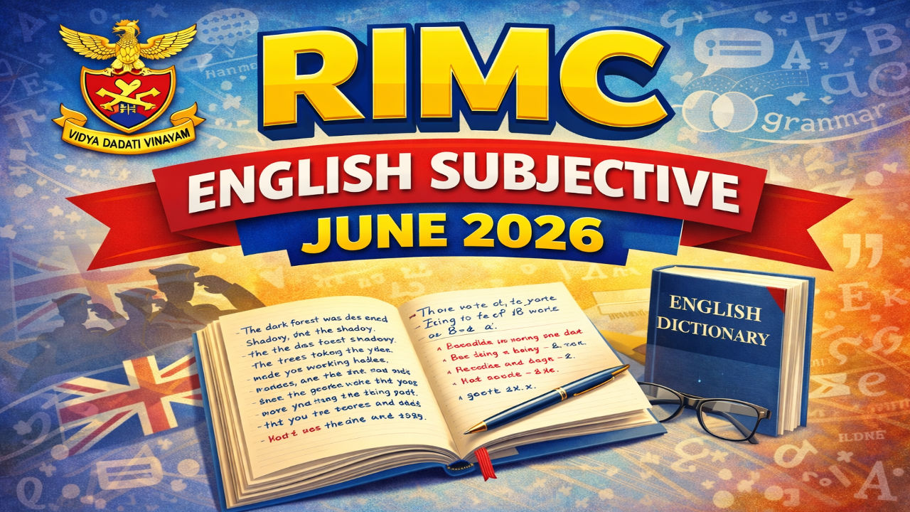 RIMC  ENGLISH SUBJECTIVE JUNE 2026