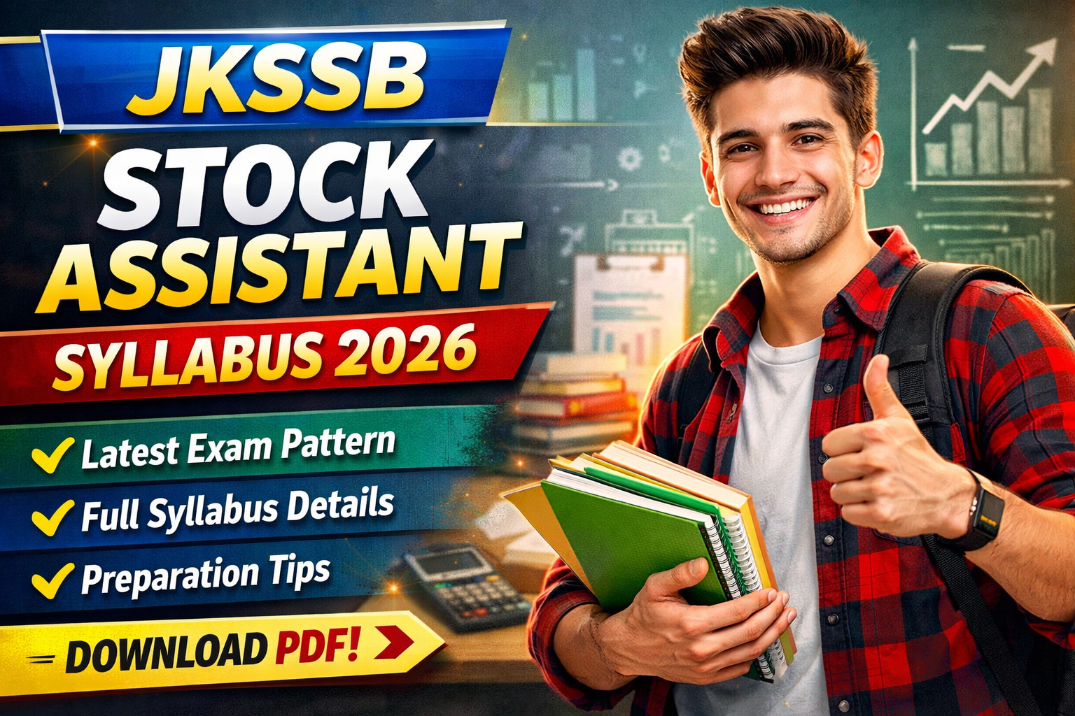 JKSSB Stock Assistant Syllabus 2026: Detailed Topic-wise PDF & Exam Pattern