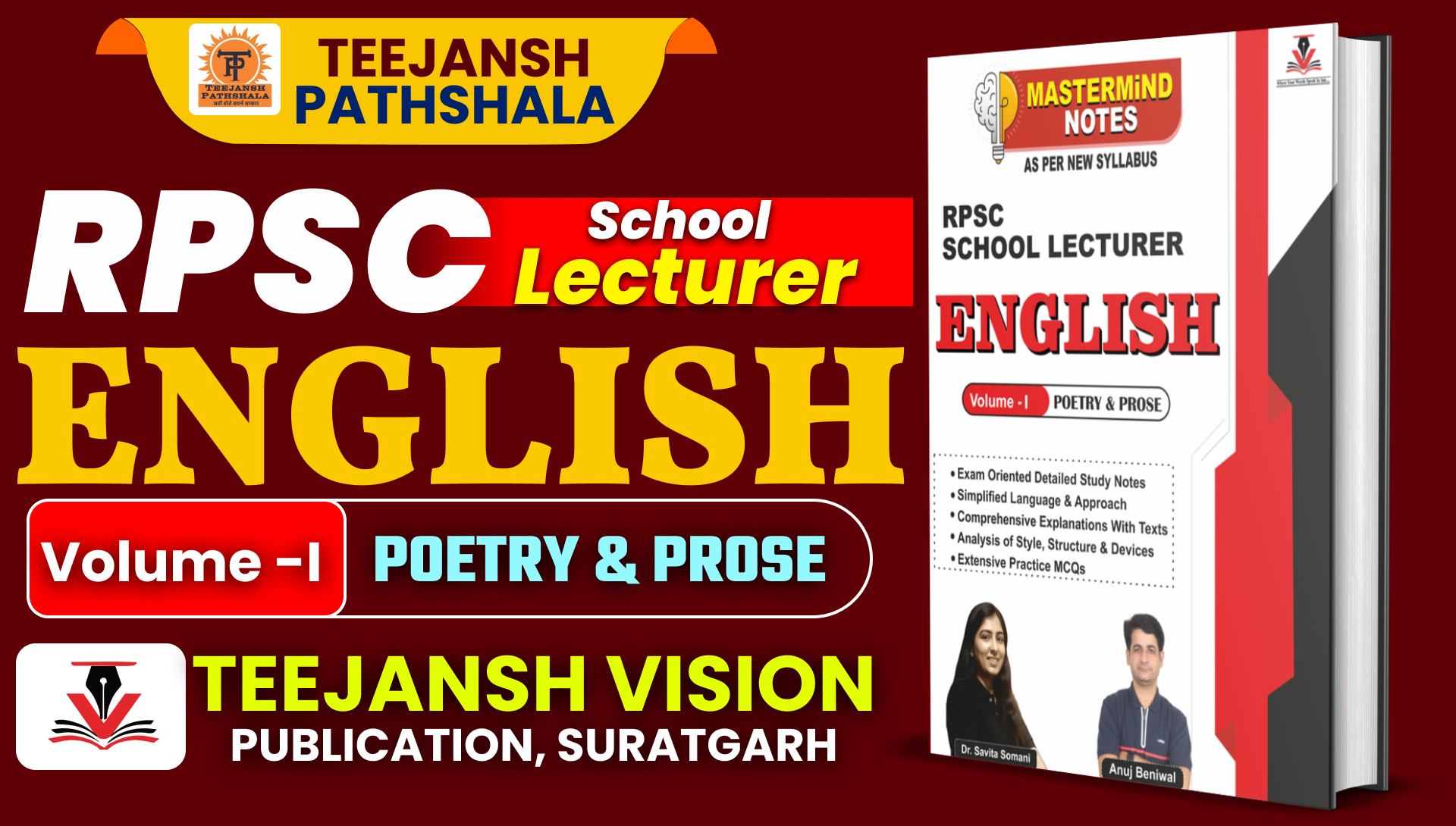 Volume - I School lecturer English 