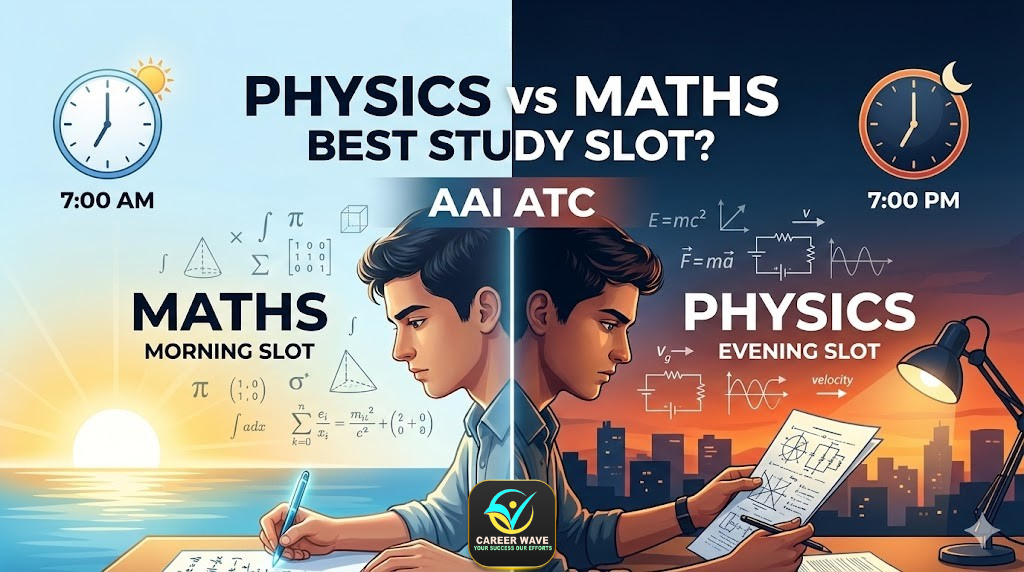 Best Study Slot for Physics vs Maths in AAI ATC | Career Wave Strategy