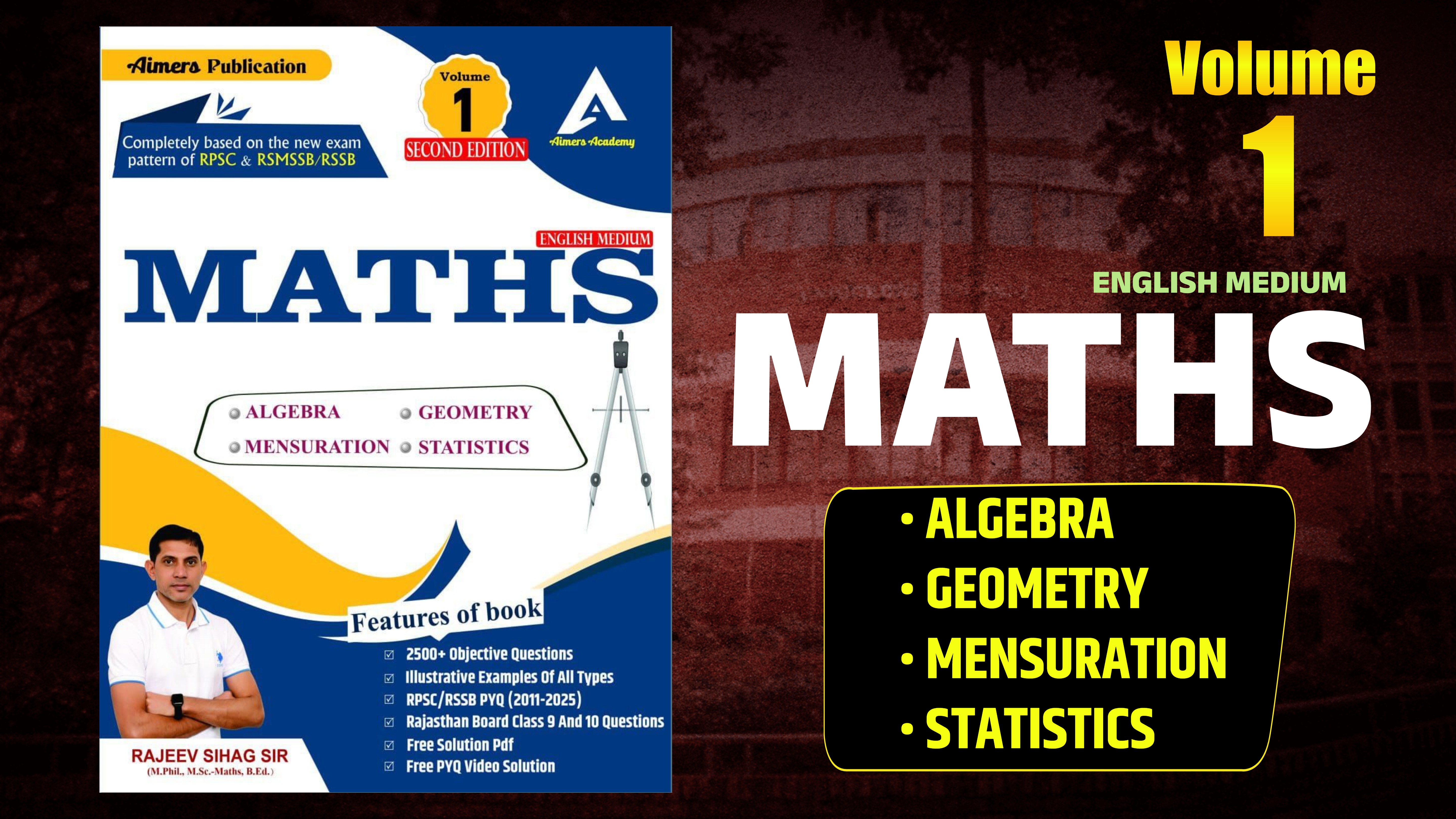 Aimers Math Book Vol 01 (English Medium)