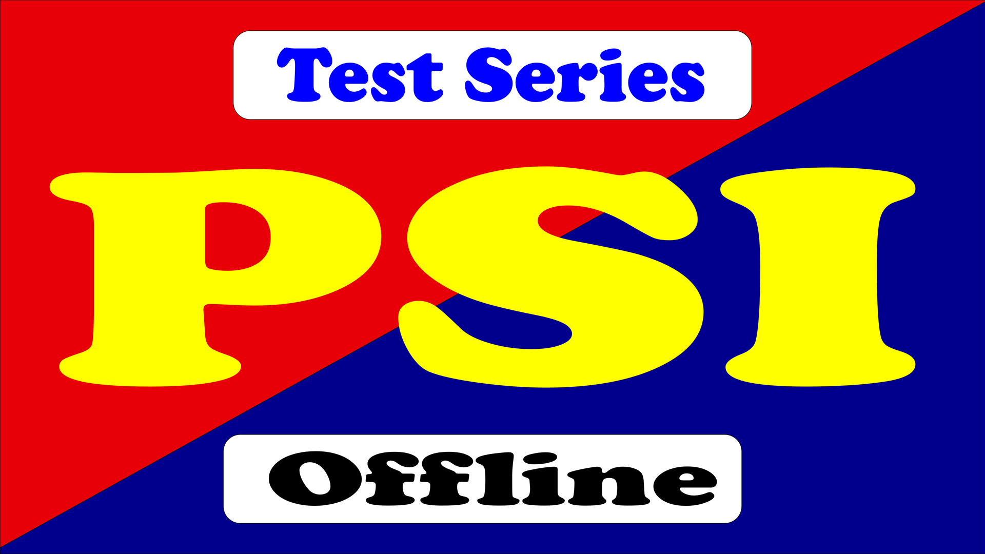 RPSC PSI (15 Offline) Selection Test Series