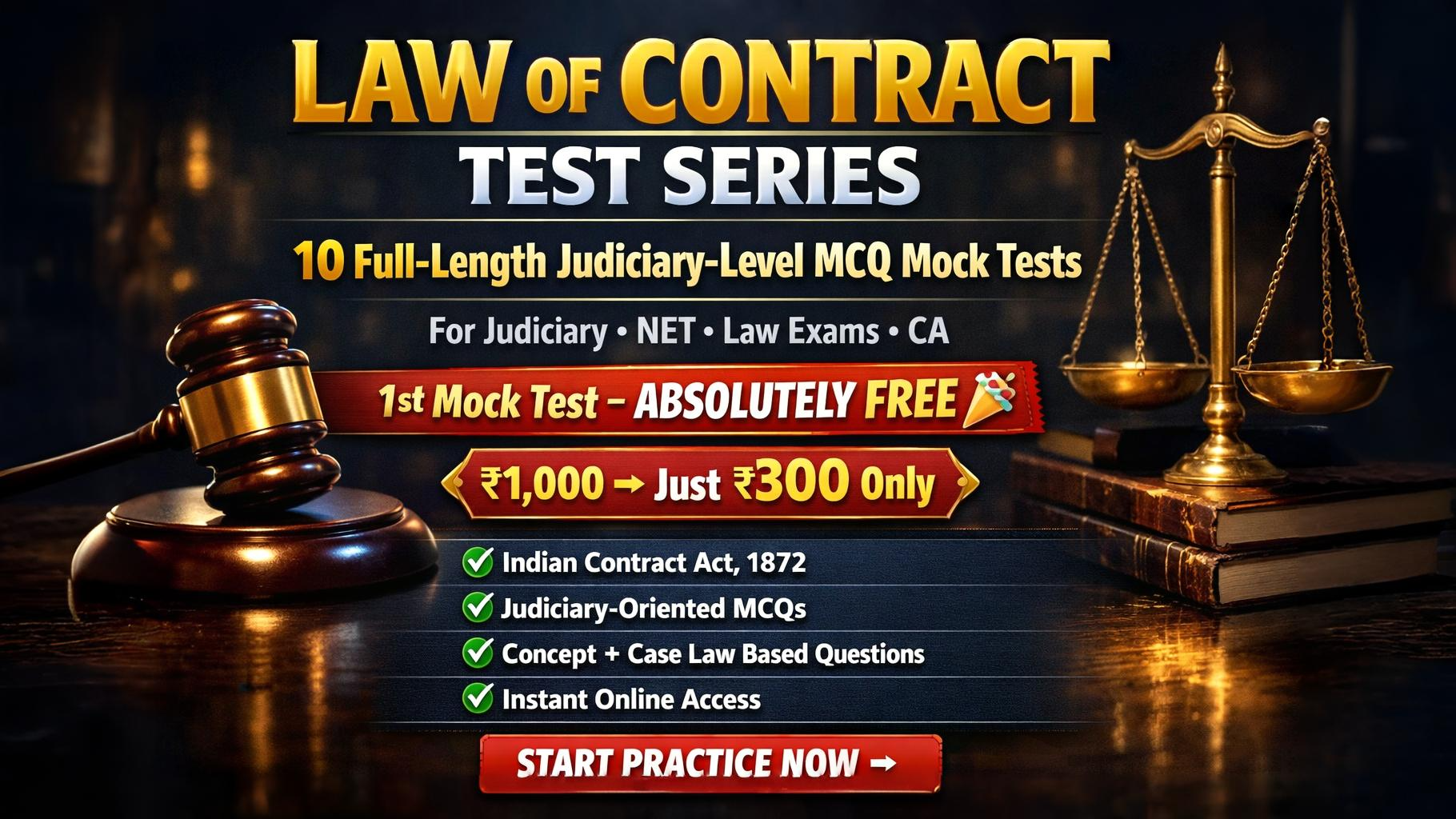 Contract Law Test Series