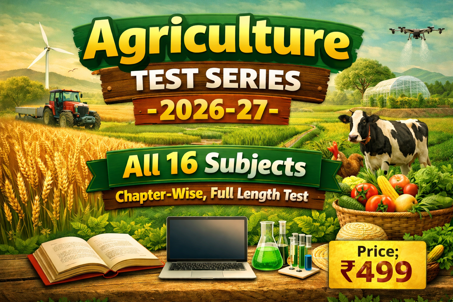 Agriculture Test Series || All Subjects || 2026-27 || 6000+ Questions