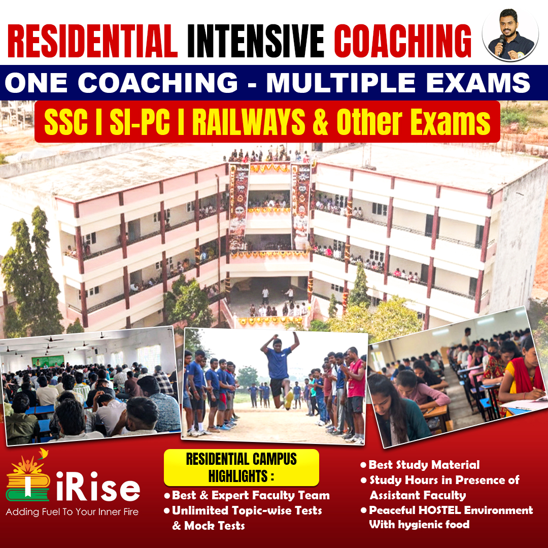 Best SI & PC Coaching Centre in Hyderabad Competitive Coaching Centre by iRiseAcademy