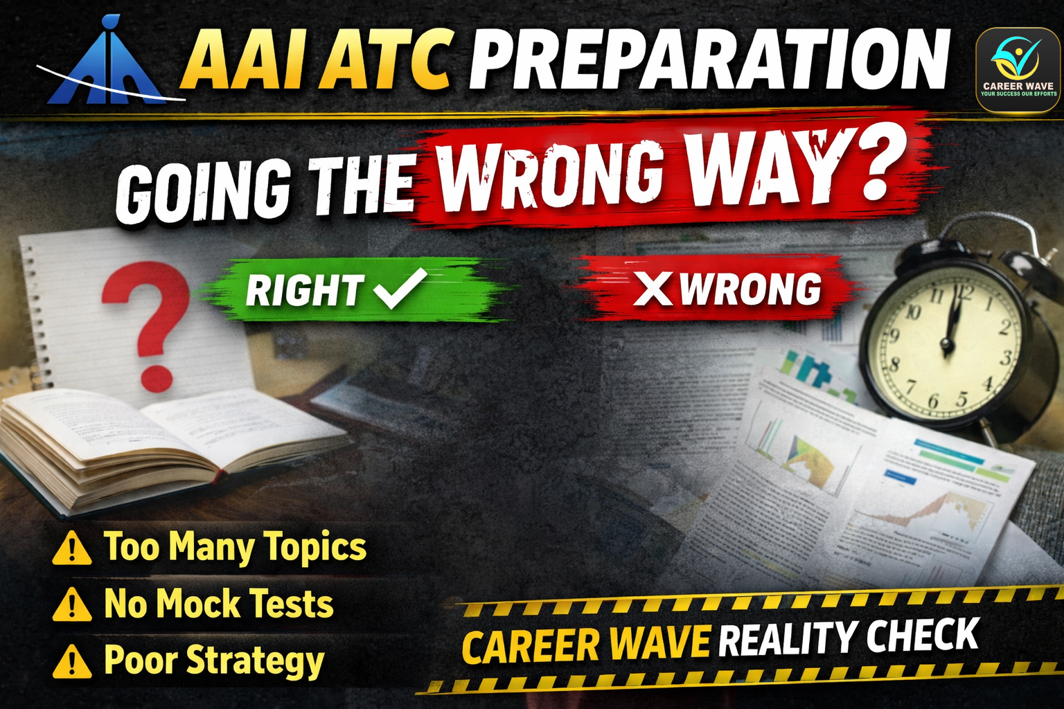 Signs That You Are Preparing AAI ATC the Wrong Way – Career Wave Reality Check