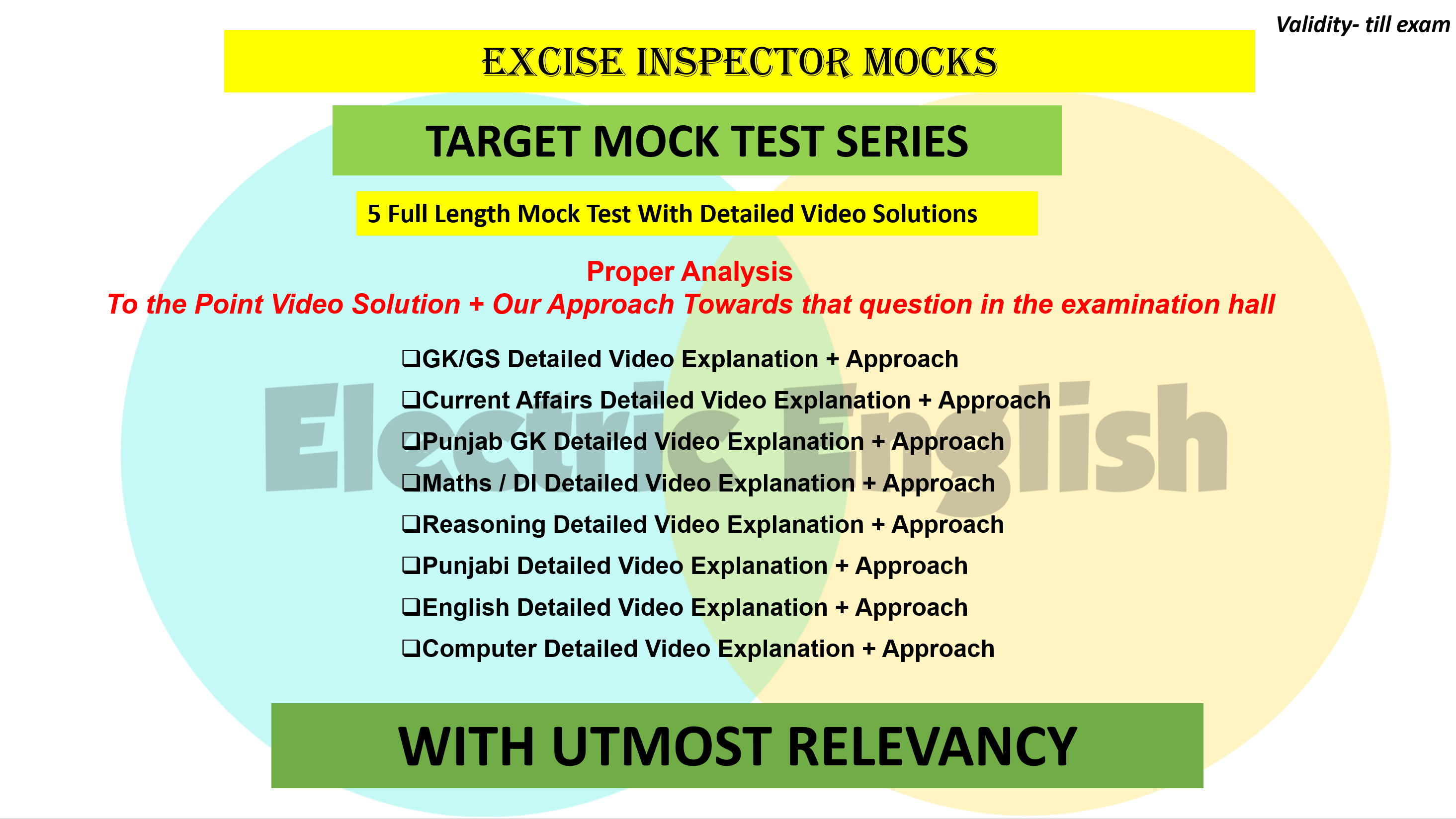 EXCISE INSPECTOR TARGET MOCKS