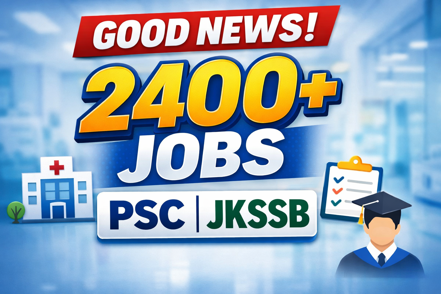 Good News for Job Aspirants: Health Deptt Refers 2400+ Posts to PSC, JKSSB