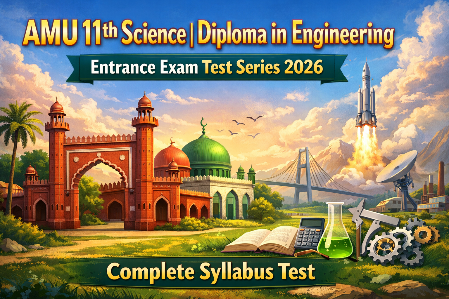 AMU 11th Science\Diploma in Engineering Entrance Mock Tests Series 2026