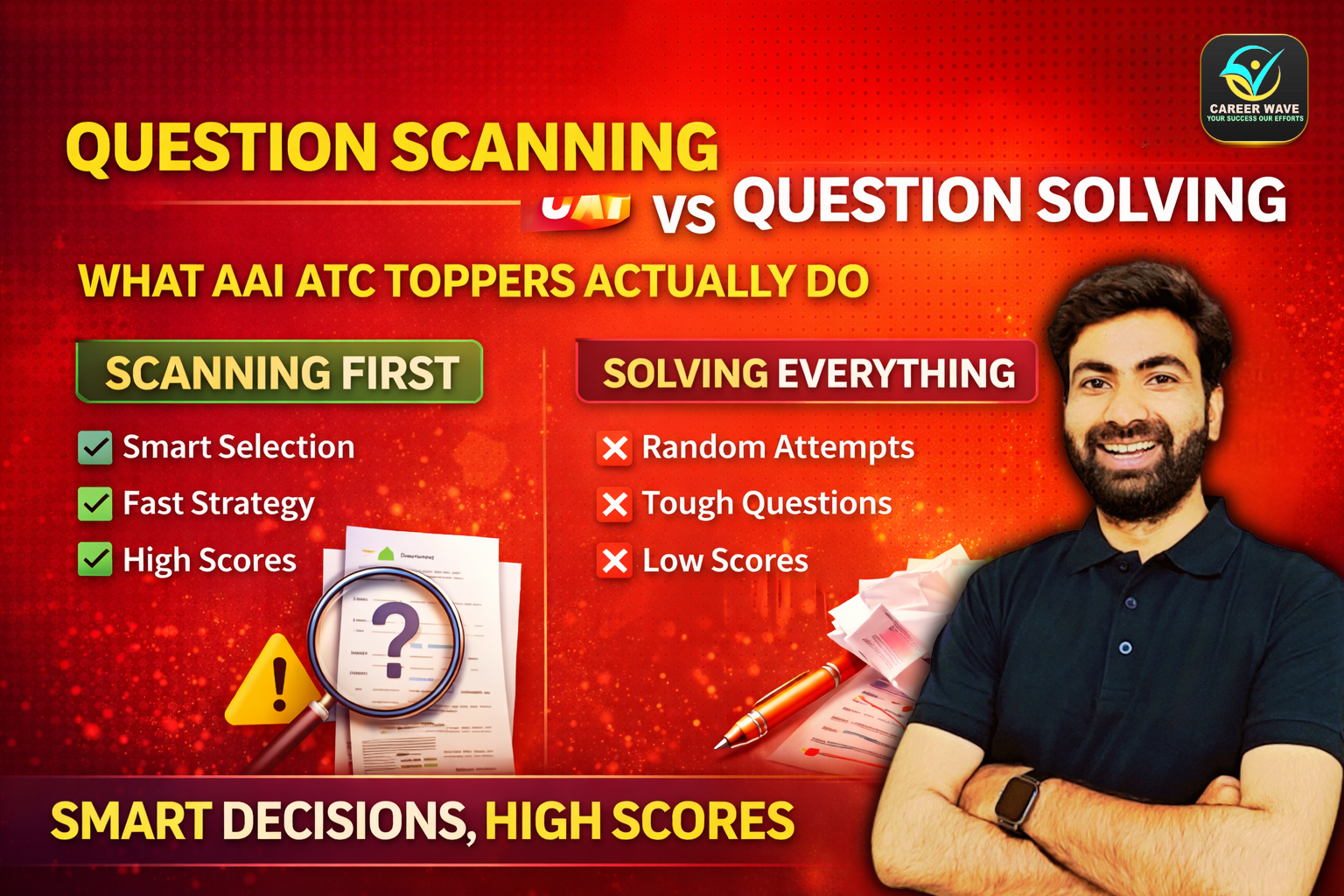 Question Scanning vs Question Solving: What AAI ATC Toppers Actually Do