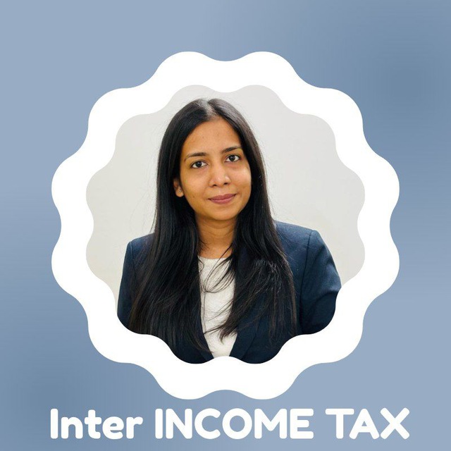 CA/CS/CMA Inter Income tax | Telegram