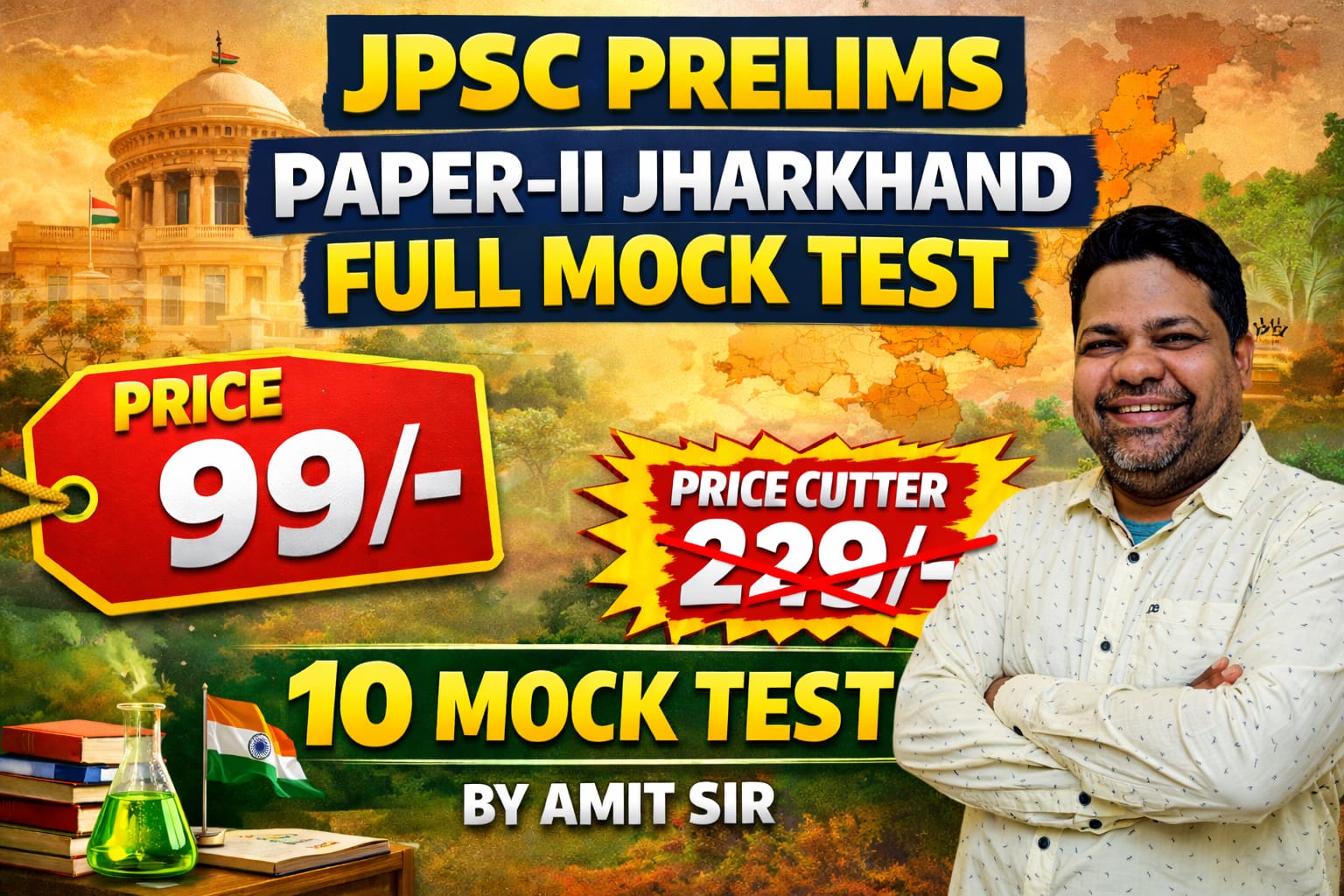 14TH JPSC PRELIMS PAPER-II JHARKHAND | BY AMIT SIR