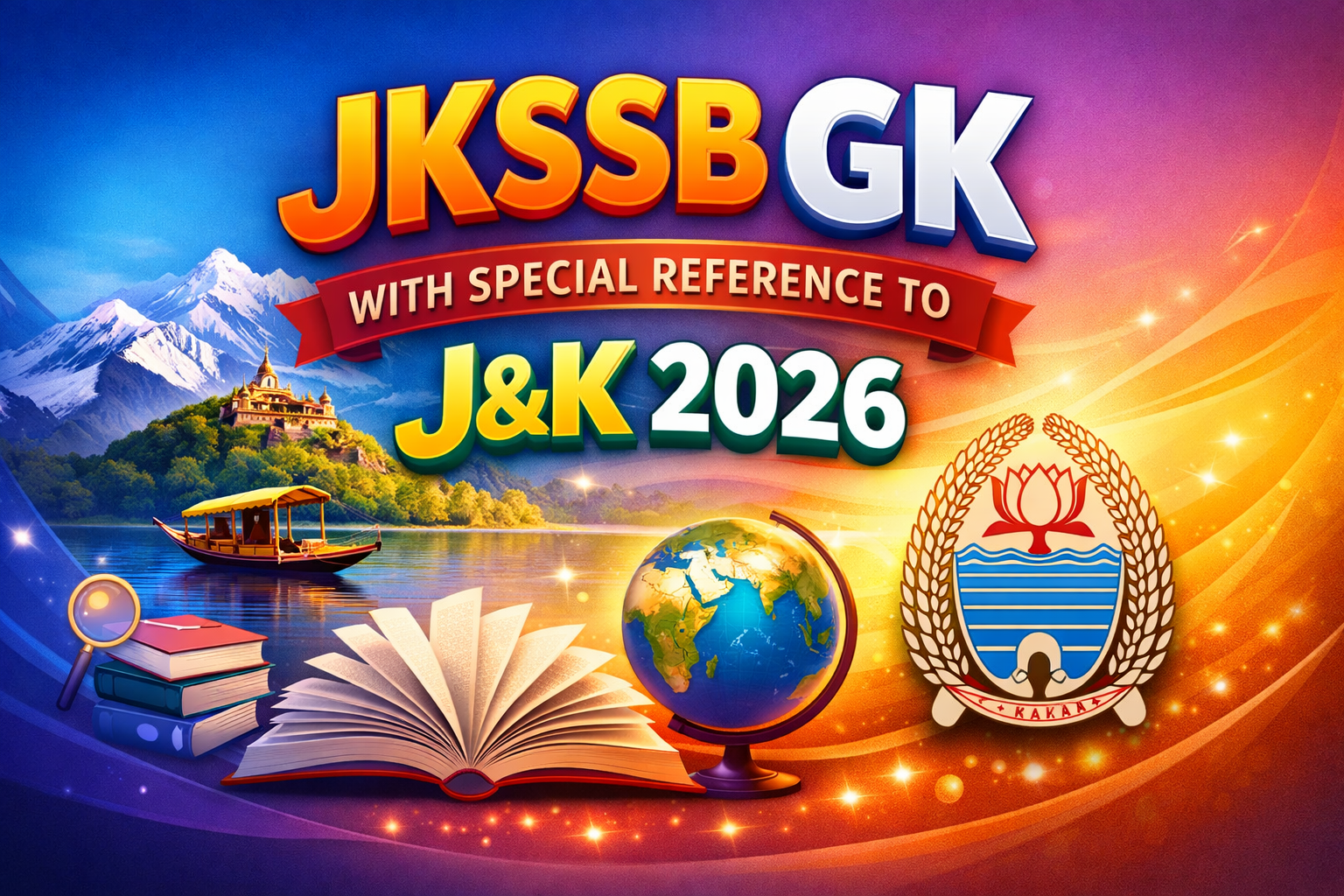 JKSSB GK with Special Reference to J&K: Complete 2026 Preparation Guide