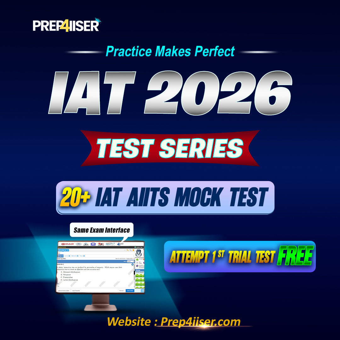 Free Trial Mock Tests IAT | NEST | JEE