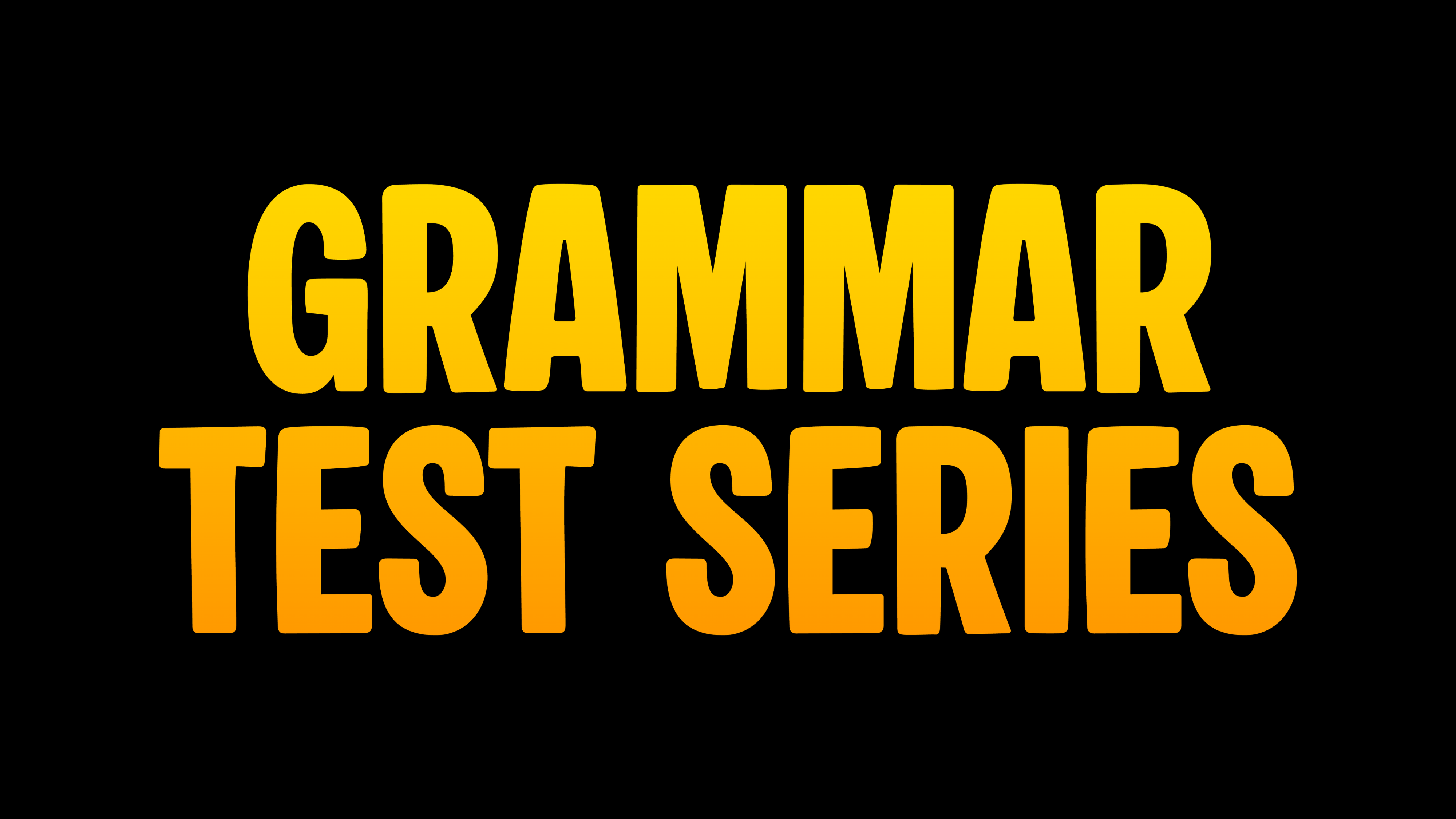 English Language Test Series