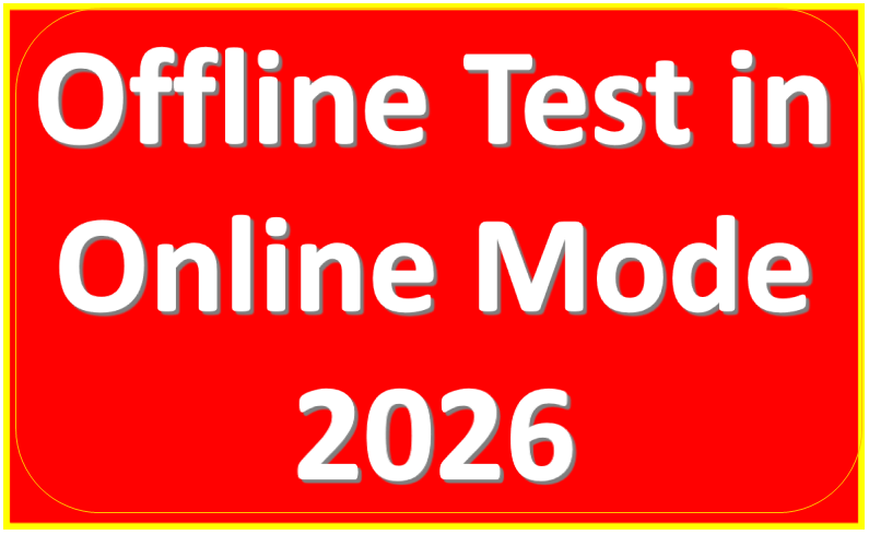 Offline Test in Online Mode