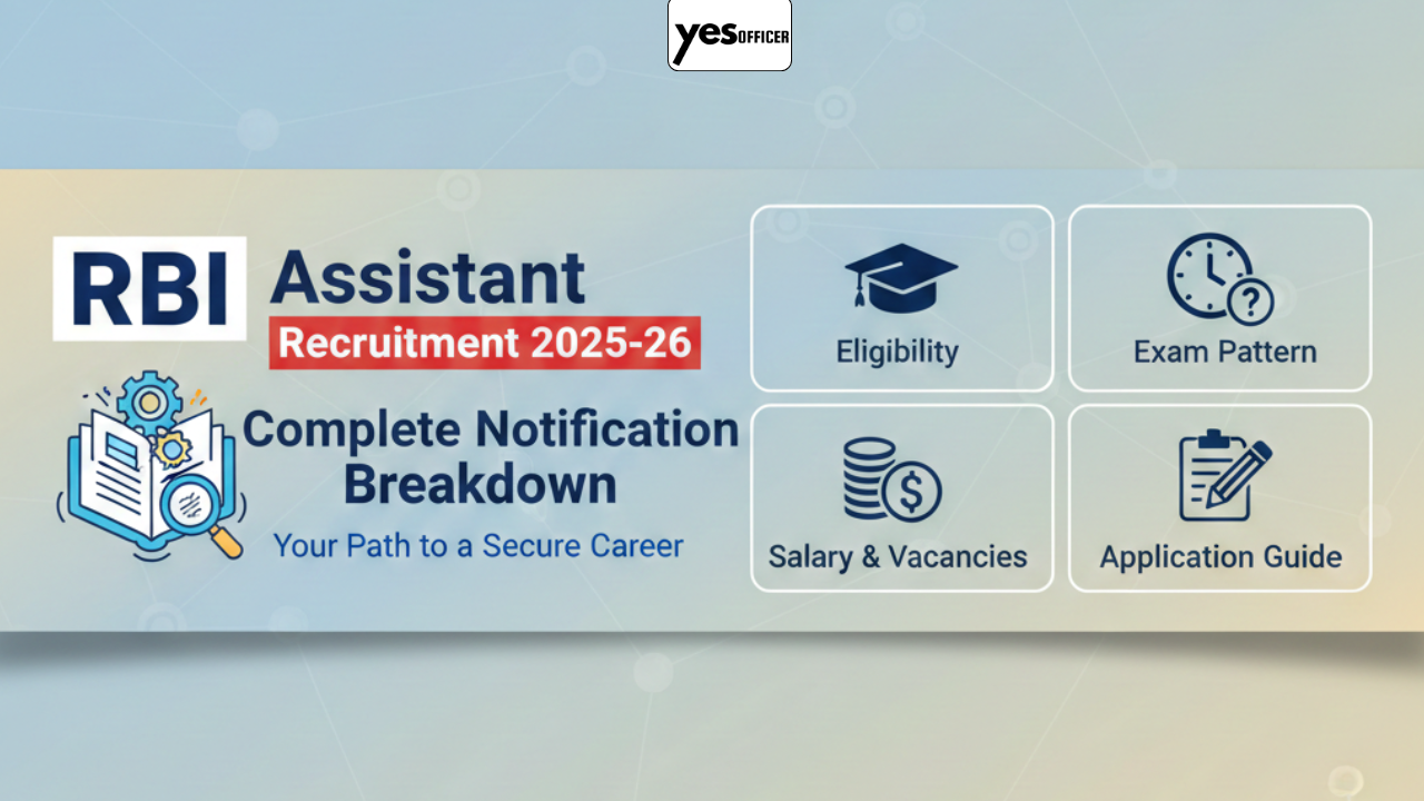 RBI Assistant Recruitment 2025–26: Complete Notification Breakdown, Eligibility, Exam Pattern, Salary, Vacancies & Application Guide