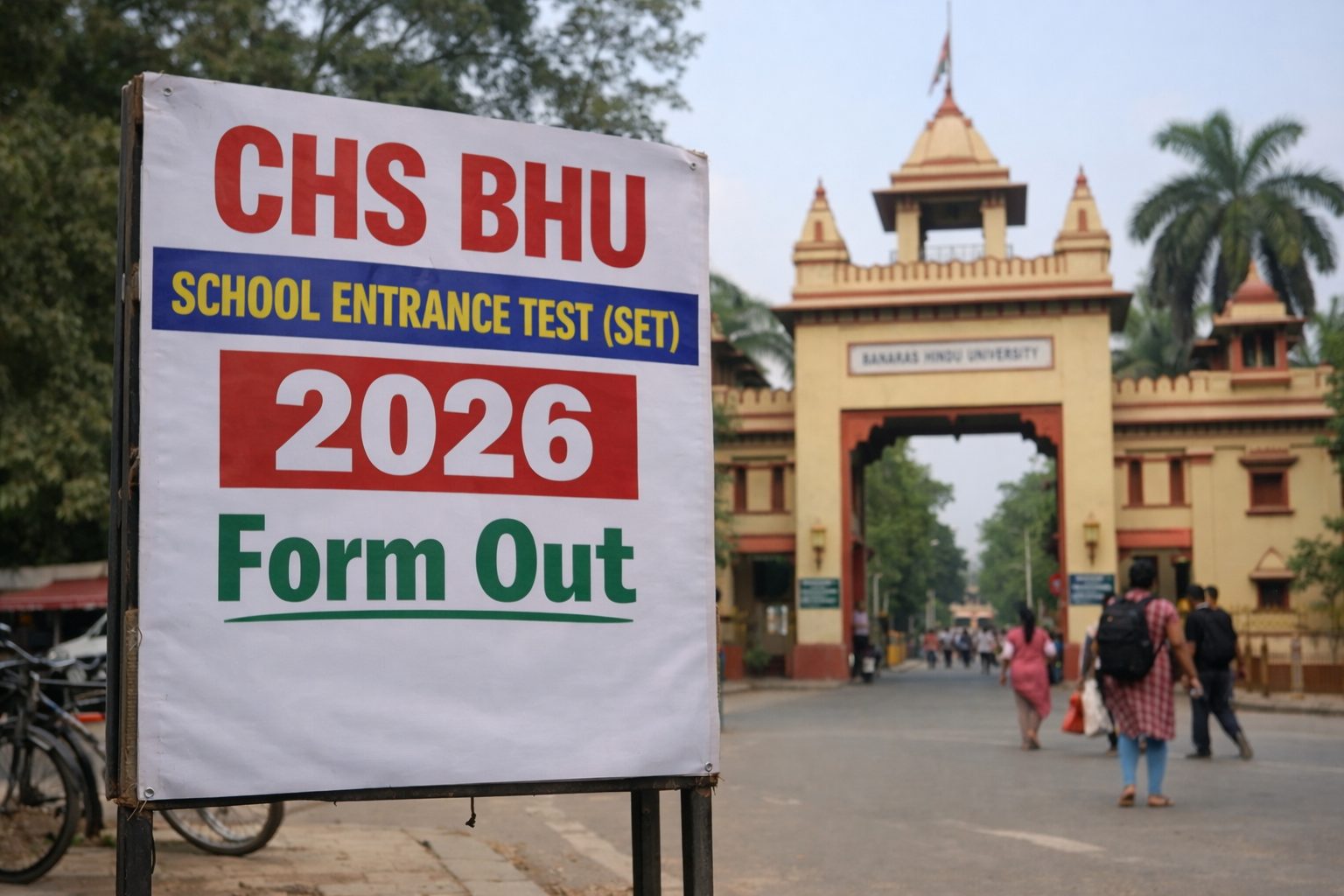 CHS BHU SCHOOL ENTRANCE TEST (SET)-2026 (Form Out)