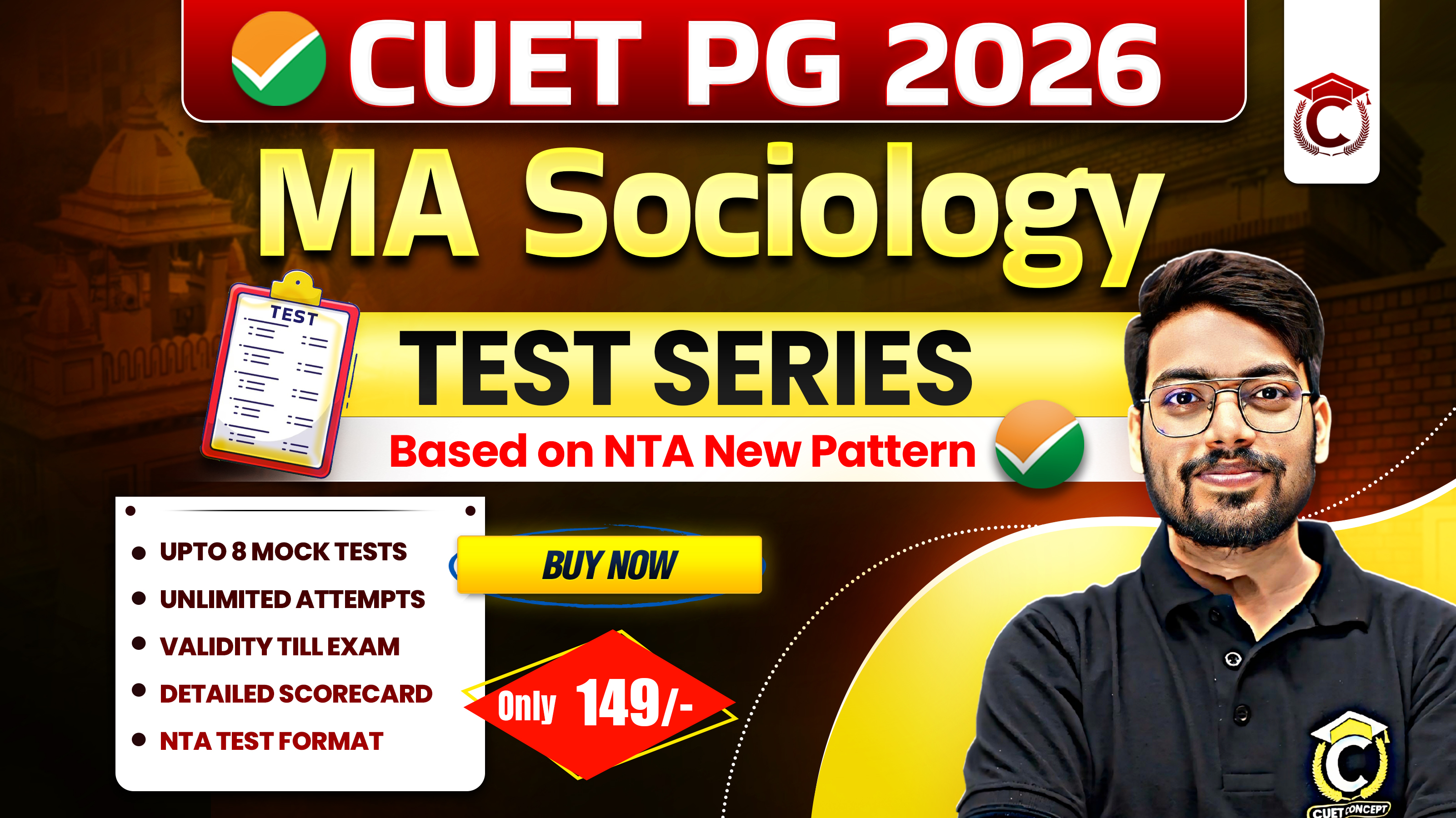 CUET PG 2026 MA Sociology Test Series
