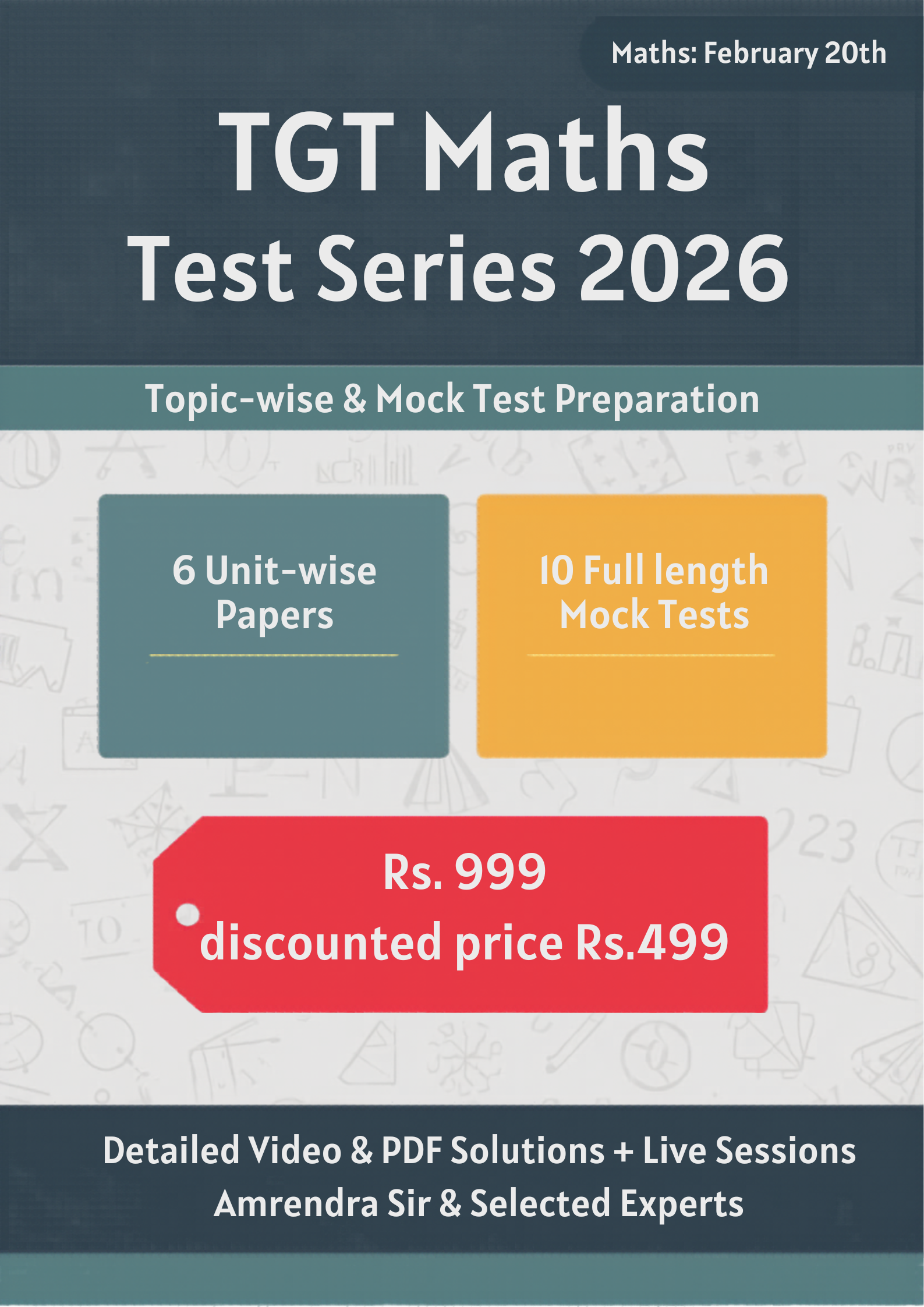 TGT Maths 2026 testseries
