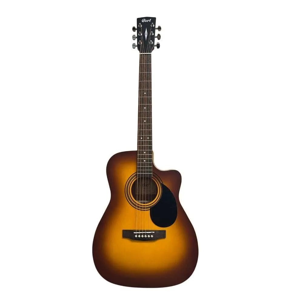 Cort Mahogany Acoustic Guitar With Cutaway AF500C Sunburst