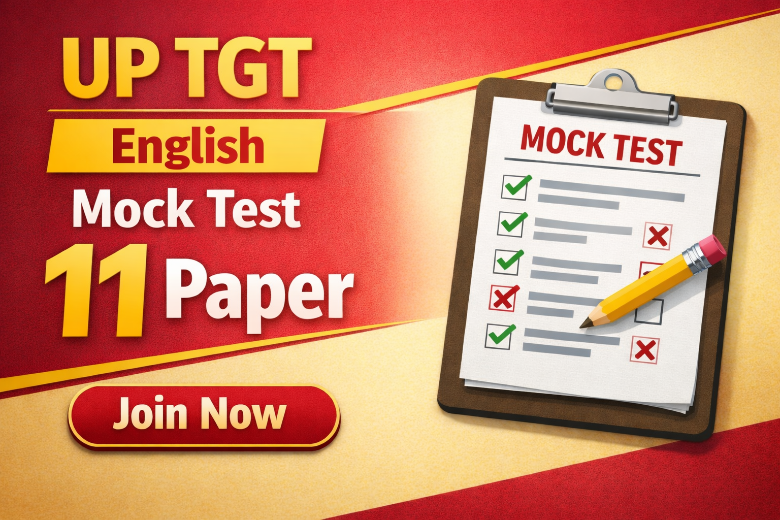 UP TGT English Mock Test