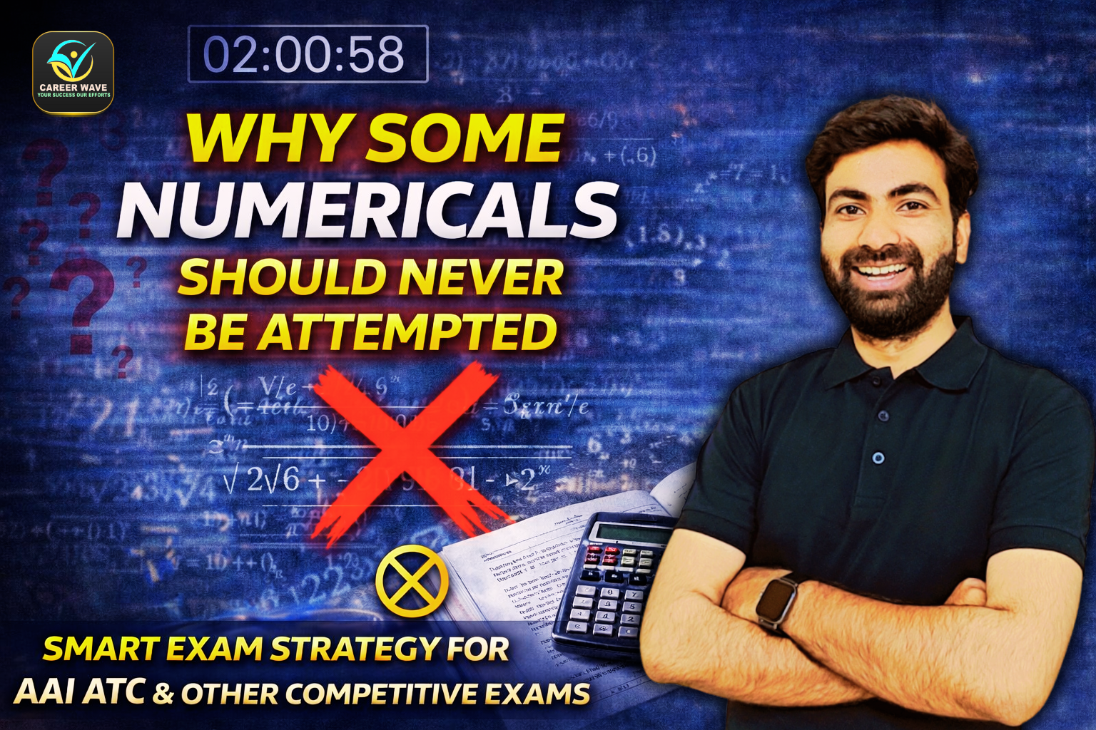 Why Some Numericals Should Never Be Attempted in Competitive Exams (AAI ATC Strategy Guide by Career Wave)