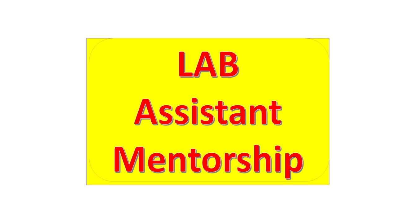 LAB ASSISTANT MENTORSHIP
